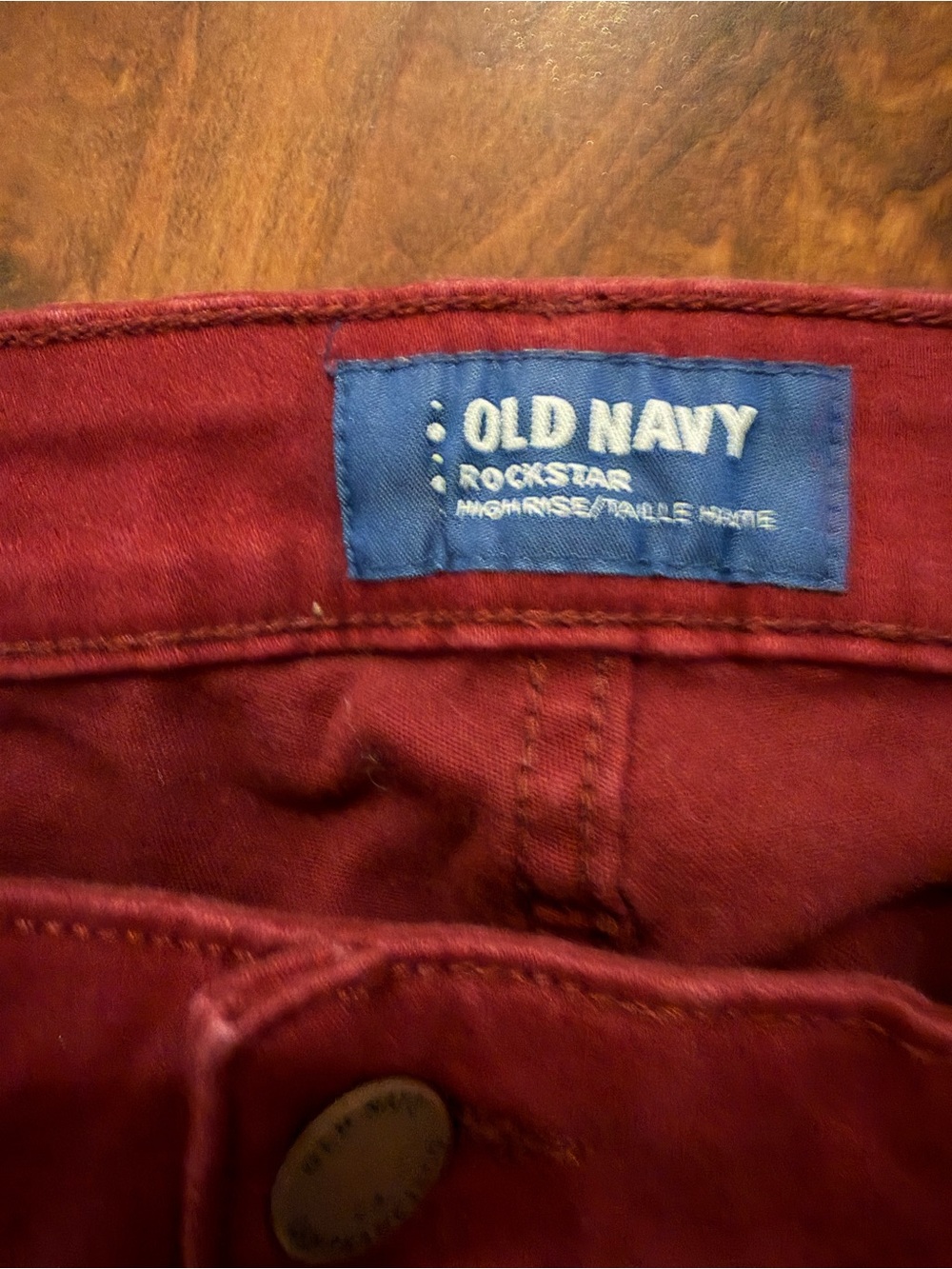 Maroon Women’s Jeans  High-Rise Skinny - Picture 2 of 3